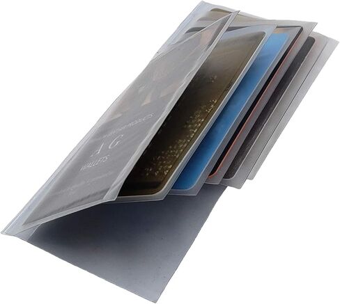 ag wallets Set of 2 Clear Premium Quality Checkbook Wallet Insert from in Saudi Arabia