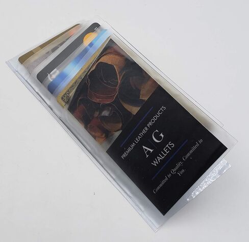 ag wallets Set of 2 Clear Premium Quality Checkbook Wallet Insert from in Saudi Arabia