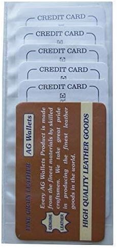 ag wallets Set of 2 Clear Premium Quality Checkbook Wallet Insert from in Saudi Arabia