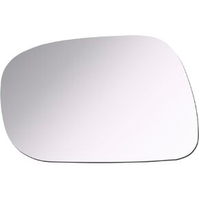 Driver Left Side Mirror Glass fit for 2002 2003 2004 2005 2006 Toyota Camry Sedan No Backing Plate Flat Including Adhesive US Built