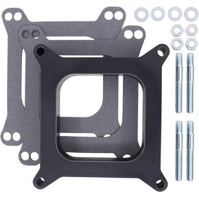 ApplianPar 1" Carburetor Spacer Adapter Open Center for Holley 4BBL Carter AFB for Edelbrock Carb