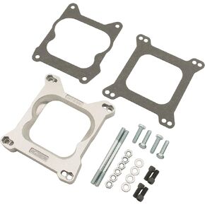 Mr. Gasket Carburetor Adapter Kit 4Bbl To 4Bbl, Silver