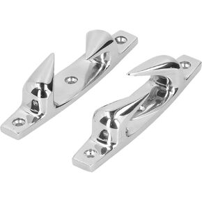 Acouto Bow Chocks for Boat 4.69in 316 Stainless Steel Boat Cleats Anchoring Mooring Cleats 2pcs Left Right Fairlead Dock Cleats for Marine Boat Yacht