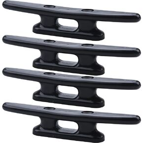 Boat Dock Cleats Black Nylon Kayak Boat Cleat 4 inch,6 inch Pack of 4