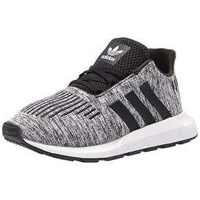 حذاء رياضي Adidas Kids Swift Run، أسود أساسي/أسود أساسي/أبيض، 10 US للجنسين للأطفال الصغار