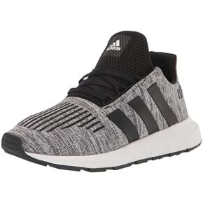 adidas Kids Swift Run Sneaker, Core Black/Core Black/White, 10 US Unisex Toddler