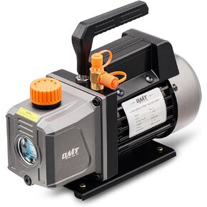 Orion Motor Tech Vacuum Pump, 3.5 cfm 1/4 hp HVAC Single Stage Vacuum Pump for R12 R22 R134a R410a R502, Auto AC Vacuum Pump Kit for Automotive Air Conditioner Resin Degassing & More, Oil Included