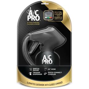 Pro-C A/C Professional Digital Display Automotive Recharge Gauge & Hose for R-134A Refrigerant, ACP400AD