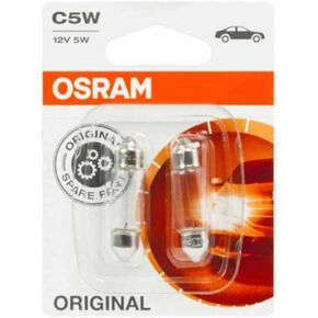 OSRAM Original 12V C5W halogen auxiliary lights 6418-02B in double blister