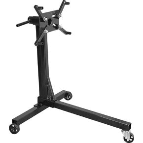 Torin AT26801B Steel Rotating Engine Stand with 360 Degree Rotating Head and Folding Frame: 3/4 Ton (1,500 lb) Capacity, Black