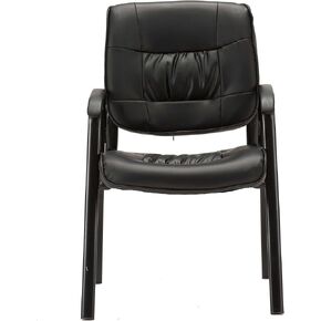 BTEXPERT Premium Leather Office Executive Chair Waiting Room Guest/Reception Side Conference Chair Black in Kuwait