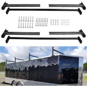 ELITEWILL Adjustable Trailer Ladder Roof Rack Fit for 4" up to 7" Wide Open and Enclosed Trailers in Saudi Arabia