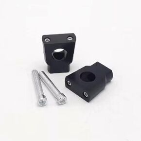 MOTLTECH 1" 25MM Handlebar Riser Clamp Compatible with Harley Kawasaki Suzuki Yamaha Honda Shadow