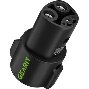 GearIT J1772 to Tesla Adapter for Level 1 and 2 EV Chargers, 80 Amp / 250 Volt Quick Charging, IP65 Rating