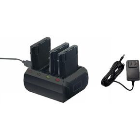 4-Slot Charging Cradle for Zebra Symbol TC70 TC70X TC72 TC77 Battery Charger Cradle with Adapter SAC-TC7X-4BTYC1 Charging Accessories for Scanner