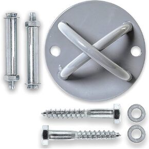 Wall Mount Bracket for X, Yoga Ceiling Mount Suspension Straps for Gymnastic Rings and Aerial Yoga Swing