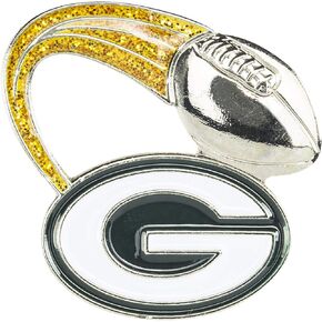 NFL Glitter Pin - Lapel Pin for Jackets, Backpacks, Bags & Hats - Menswear Accessories - Sports Gifts for Men