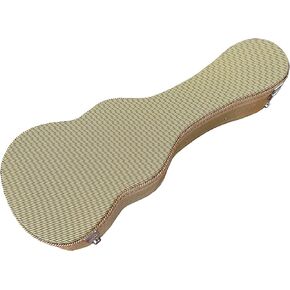Ukulele Case Classic Hard Case Velvet Interior Padded Protective Hardshell (Black, 23" Concert)
