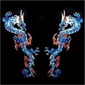 Jockomo Dragon BL Symmetrical Set Perfect for Guitar and Bass Inlay Sticker