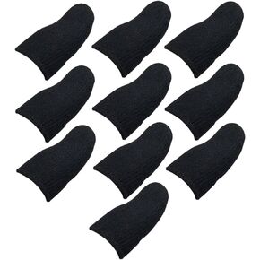 10 Pcs Thumb Fingers Protector Finger Sleeve Finger Protectors Game Controller Finger Cover Anti Sweat Finger Gaming Thumb Cover Finger Gloves Gaming Accessories Mobile Grip Flat in Kuwait