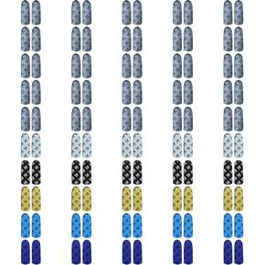 100 PCS Silver-Cloth Mobile Gaming Finger Sleeve,Anti-Sweat Breathable Finger Covers 0.3mm Extremely Thin Material, Game Controller Finger Thumb Sleeves Finger Seamless Touchscreen in Kuwait