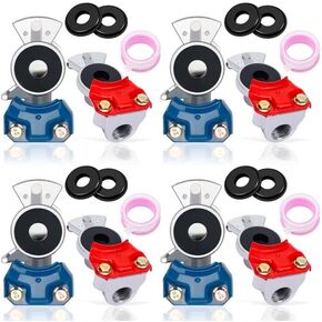 4 مجموعات من الأيدي السعيدة، 8 قطع من أختام جلادهاند المطاطية المصنوعة من الألومنيوم في حالات الطوارئ لشبه الشاحنات والمقطورات وخط الهواء in Kuwait