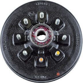 Lippert Components - 814204 12" Brake Hub Assembly, 8 on 6.5"; 9/16" Stud - 7,000 lbs.
