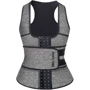 Neoprene Sauna Sweat Waist Trainer Corset Trimmer Vest for Women Tummy Control, Waist Cincher Body Shaper
