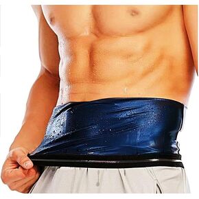SLMLEES Sauna Suit Waist Trimmer for Men Waist Trainer Compression Belt Slimming Sweat Thermo Workout Tummy Control Shaper