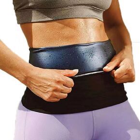 Waist Trainer For Women Lower Belly Fat-Sauna Suit Sweat Belt Belly Burner Trimmer Wrap Stomach Wraps