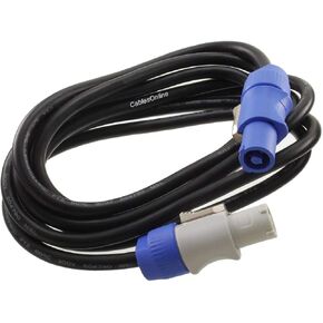 كابلات اون لاين، 6 قدم. كابل قافز لتركيبات إضاءة المسرح 16AWG متوافق مع PowerCon، PC-KA606 in Saudi Arabia