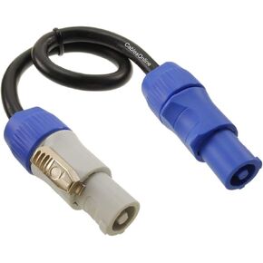 CablesOnline, 6ft. 16AWG Stage Lighting Fixture PowerCon-Compatible Power-Through Jumper Cable, PC-KA606