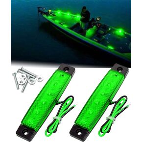 Marine Boat Lights, Utility Led Interior Lights for Deck Courtesy Transom Cockpit Light, 12v Waterproof Marine Lighs for Yacht Fishing Pontoon Boat Sailboat Kayak Bass Boat, Blue, 10PCS