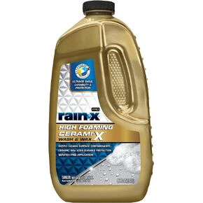 Rain-X 620199 Pro High Foaming Cerami-X Wash and Wax, 48oz - Deep Cleaning and High Foaming Formula to Wash and Protect Your Vehicle with Industry Leading Water Repellent