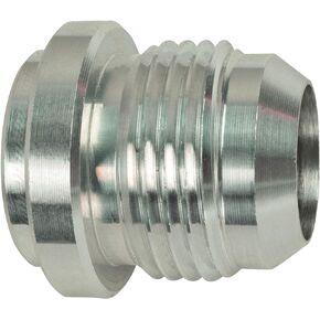 ICT Billet Aluminum -12AN Weld On Bung Male Hose End Nipple Weldable 12 AN Flare Thread Connector Fluid Designed & Manufactured in the USA Bare AN970-12A