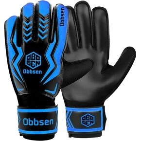 Obbsen Soccer Goalie Gloves for Kids, Youth&Adult Soccer Goalkeeper Gloves, Strong Grip Goalkeeping Gloves with Finger Protection, Men/Women/Boys/Girls