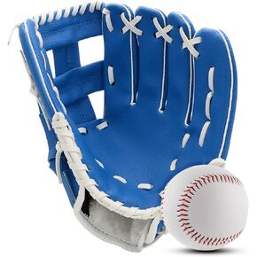 قفاز البيسبول والكرة للأطفال الشباب، قفاز الكرة اللينة 10.5 ''-11.5''، قفاز البيسبول لليد اليسرى، رمي اليد اليمنى (10.5 بوصة) in Kuwait