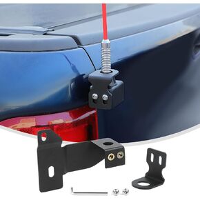 Linskip Heavy Duty CB Antenna Mast Mount Compatible with 2011-2017 Dodge RAM, Tailgate CB & Whip Bracket for RAM Exterior Accessories(Driver Side)