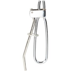 MUNEFE Fluid Hose Clamp Tool, Steel Brake Hose Pinch, 12mm Opening Rounded Jaw Edges Fuel Pipe Clamp Tool for Clutch Coolant Line