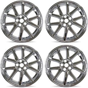 Mayde 19-Inch Hub Caps fits 2020-2023 Tesla Model 3, Replacement Wheel Covers (Set of 4) (19" Matte Black)
