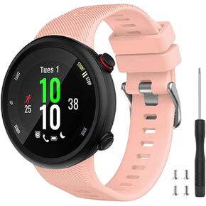 Compatible with Garmin Forerunner 45S band, Soft Silicone Sport Replacement Watch Band, Fitness Strap Bracelet Wristband for Garmin Forerunner 45S Smartwatch in Kuwait