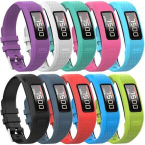 Band for Garmin Vivofit 1 / Vivofit2, Soft Silicone Replacement Watch Band Strap for Garmin Vivofit 1 / Vivofit 2 Activity Tracker, Small, Large, Ten Colors