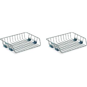 Fellowes Workstation Wire Tray, Side Load, Letter, Black (62112)