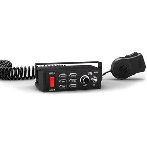 Mega 100-Watt Police Siren and Emergency Vehicle Siren System with Horn and PA Microphone