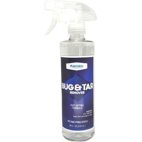 Bug & Tar Remover- Effective Bug Splatter, Tar, Tree Sap, Glue Eliminator- Fast Acting- Safe on Automotive Paint (16 Oz.)
