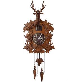 Kendal Large Handcrafted Wood Cuckoo Clock MX015-2