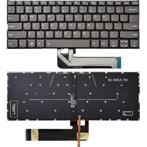 SUNMALL Keyboard Replacement Compatible with Yoga 730-13IKB 730-13IWL 730-15IKB 730-15IWL,Yoga 530-14IKB, Flex 6-14ARR Flex 6-14IKB Series Laptop with Backlight US Layout