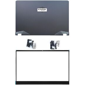 wzqrps Replacement Laptop LCD Cover Back Rear Top Lid with Hinges and Front Bezel Frame for MSI 9S7-17K314 GE76 GP76 Raider 11UG/11UH/11UE(MS-17K3) Blue