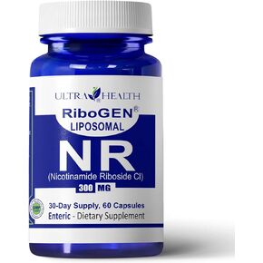 Best Value Nicotinamide Riboside (NR) 300mg, New Enteric Capsules, Liposomal Coated for Highest bioavailability, NAD Supplement, Ultra High Purity. NMN alternative.