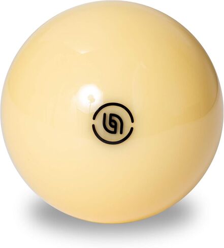 Aramith Tournament Pool Cue Ball 2 1/4" with Black Logo in Saudi Arabia